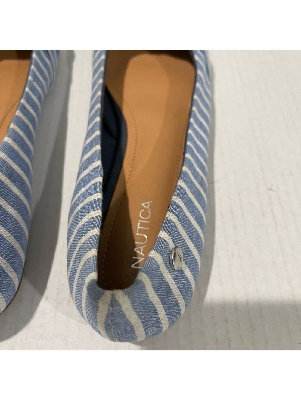 Women’s Nautica Blue & White Stripe Lightweight Flats Size 9 US! - Picture 9 of 10
